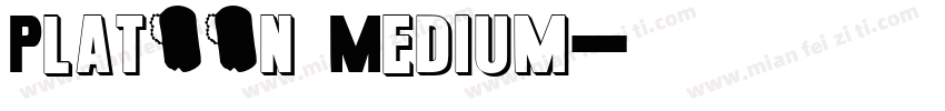 Platoon Medium字体转换
